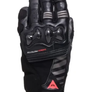 Rękawice motocyklowe damskie Dainese Reacto Carbon Short czarno-różowe Niska cena
