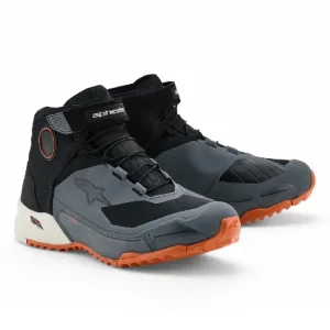 Szybka wysyłka Buty motocyklowe Alpinestars CR-X Drystar czarno-szaro-pomarańczowe