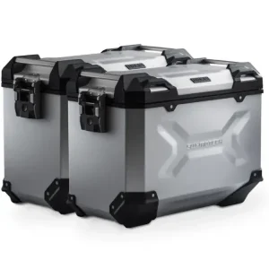Wyjątkowa oferta Zestaw: kufry boczne TRAX ADV + stelaże PRO SW-Motech BMW R 1300 R/ RS (25-) srebrne [poj.: 2 x 45 L]