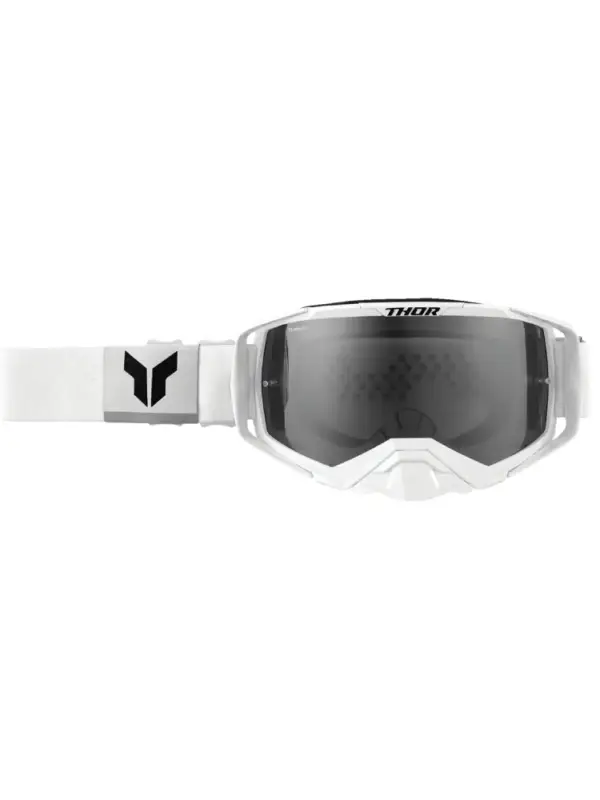 Rabat Gogle motocyklowe Thor Activate lustrzaną szybką białe