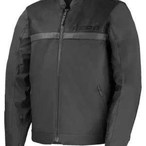 Kurtka motocyklowa tekstylna Icon Midhawk czarna Kup online