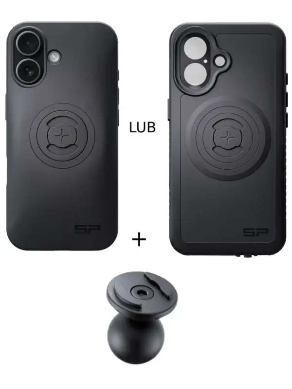 Zestaw: etui na telefon iPhone 17 + uchwyt kulowy Pro SPC+ SP Connect Najlepsza cena