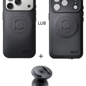 Premium Zestaw: etui na telefon iPhone 17 Pro + uchwyt kulowy Pro SPC+ SP Connect