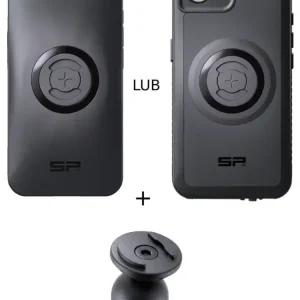 Bezpieczne zakupy Zestaw: etui na telefon iPhone 16e + uchwyt kulowy Pro SPC+ SP Connect