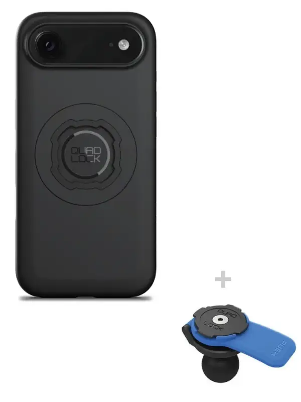 Nowy Zestaw: etui MAG na telefon iPhone 17 Air (magnetyczne) + uchwyt kulowy Quad Lock
