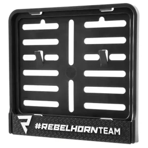 Ramka na tablicę rejestracyjną Rebelhorn Team czarna Oferta czasowa