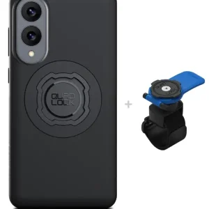 Zestaw: etui MAG na telefon Samsung Galaxy S25 Edge (magnetyczne) + uchwyt Quad Lock montowany za pomocą paska z szybkozłączką Łatwy zwrot