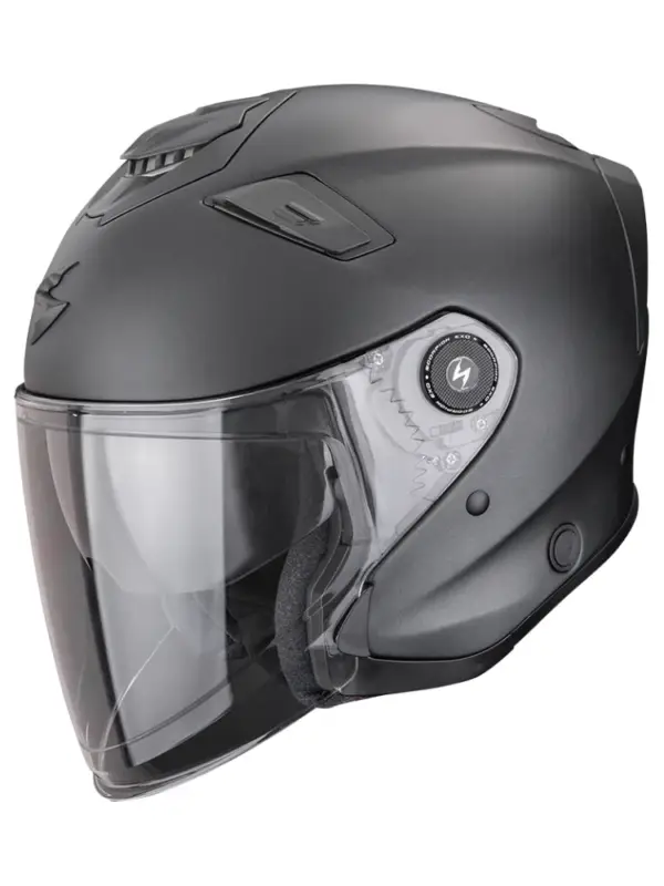 Nie przegap Kask otwarty Scorpion EXO-GT Jet Solid czarny matowy