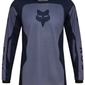 Bluza enduro dziecięca Fox 180 Shield czarno-szara Premium