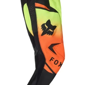 Obniżka ceny Spodnie cross dziecięce Fox 180 Shield czarno-żółto-pomarańczowe