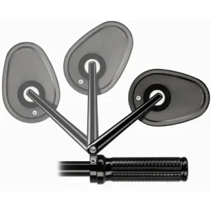 Lusterko motocyklowe uniwersalne Motogadget Mo.view Club Pivot aluminiowe, czarne [długość ramienia: 110 mm] [kompatybilne z kierownicami: 1 cal] Wyjątkowa oferta