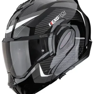Kask szczękowy Scorpion Exo-Tech Evo Pro Acuti czarno-srebrny Oferta czasowa