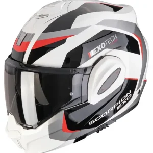 Kask szczękowy Scorpion Exo-Tech Evo Pro Acuti szaro-czarno-czerwony Najlepsza cena