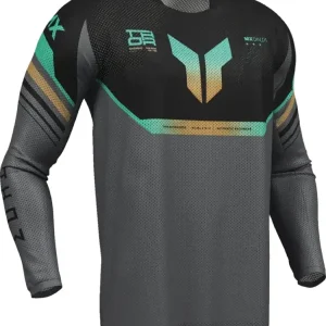 Bluza enduro Thor Launchmode Air Raptor czarno-szara Tani