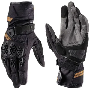 Do wyczerpania zapasów Rękawice motocyklowe Leatt Hydradri 6.5 Stealth czarno-szaro-brązowe