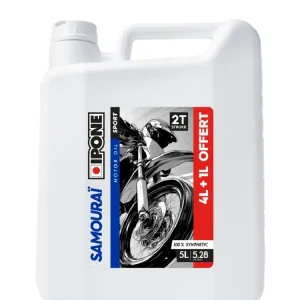 Najlepsza cena Olej do mieszanki IPONE Samourai Scoot 2T 100% syntetyczny [poj.: 5 litrów]