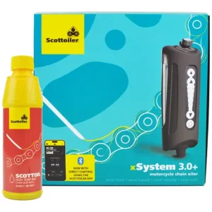 Wysoka jakość Olejarka automatyczna Scottoiler xSystem 3.0+ Bluetooth z olejem do wysokich temperatur