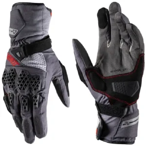 Rękawice motocyklowe Leatt Hydradri 6.5 Iron czarno-szaro-czerwone Bezpieczne zakupy