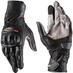 Szybka wysyłka Rękawice motocyklowe Leatt X-Flow 8.5 Stealth czarno-szare
