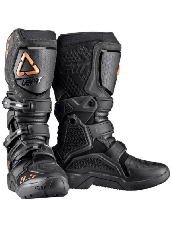 Buty enduro Leatt 8.5 Hydradri czarno-brązowe Premium