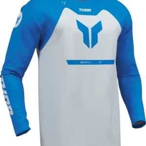 Wyprzedaż Bluza enduro dziecięca Thor Ridemode Menace niebieska