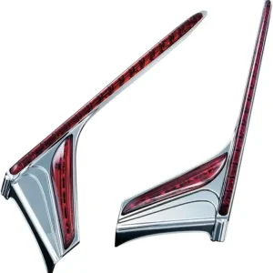 Bezpieczne zakupy Listwy ozdobne z oświetleniem LED boczne Kuryakyn Honda GL 1800 Goldwing (12-17) srebrne