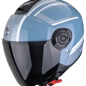 Super okazja Kask otwarty Scorpion Exo-City II Cosmos niebiesko-srebrny