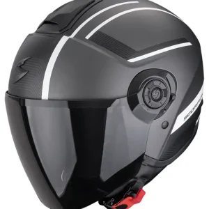 Obniżka ceny Kask otwarty Scorpion Exo-City II Cosmos srebrno-biały matowy