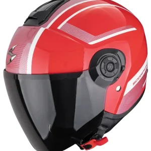 Oferta limitowana Kask otwarty Scorpion Exo-City II Cosmos czerwono-srebrny