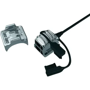 Gniazdo zasilania USB z przewodem akumulatora Kuryakyn srebrne Tylko dziś
