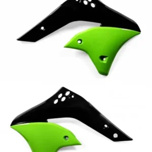 Wysoka jakość Owiewki od baku Acerbis Kawasaki KX 450 F (06-08) czarno-zielone