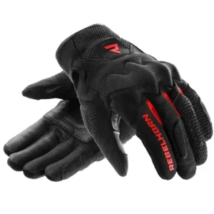 Oferta Rękawice motocyklowe letnie damskie Rebelhorn Core czarno-czerwone