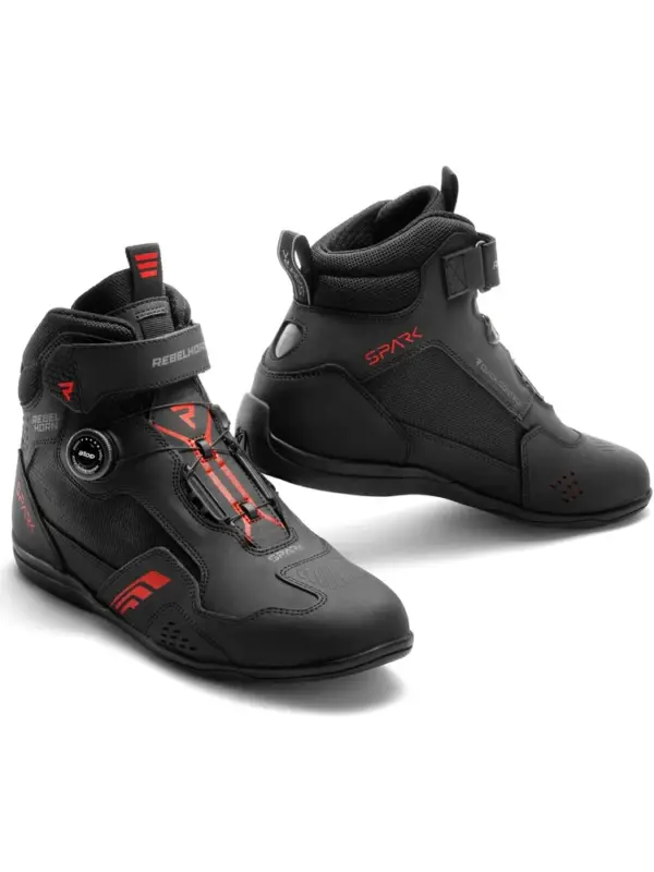 Buty motocyklowe Rebelhorn Spark 3 czarno-czerwone Oferta