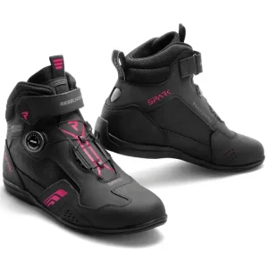 Zamów teraz Buty motocyklowe Rebelhorn Spark 3 czarno-różowe