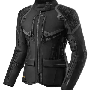 Wysoka jakość Kurtka motocyklowa damska tekstylna Shima Tracker czarna