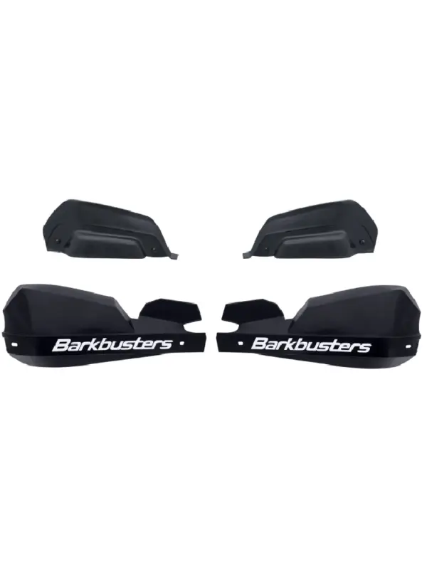 Bestseller Osłony dłoni Barkbusters VPS z regulowanymi deflektorami, czarno-białe + zestaw montażowy Yamaha XTZ 700 Tenere (19-24)