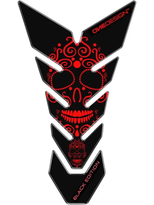 Oferta czasowa Tankpad Uniwersalny Onedesign Black Edition Red Skull