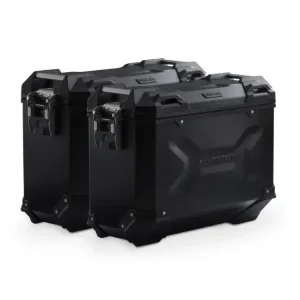 Zestaw: kufry boczne + stelaże PRO TRAX ADV SW-Motech KTM (wybrane modele) czarne [poj.: 2 x 37 L] Taniej