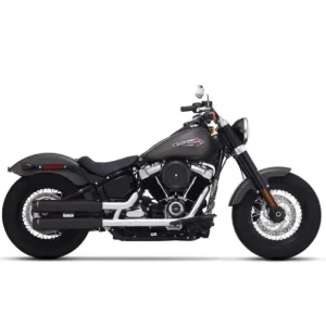 Bezpieczna płatność Tłumiki motocyklowe Rinehart Racing 3,5" Duals do modeli Harleya Davidsona Softail czarne [18-24]