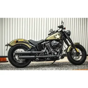 Tłumiki motocyklowe Rinehart Racing 3" Duals Harley Davidson Softail (wybrane modele) czarne[07-17] Hit cenowy