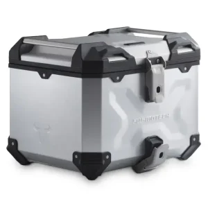 Zestaw: kufer centralny TRAX ADV + stelaż Street-rack SW-Motech Yamaha Tracer 7/ GT (RM55, RM56) (25-) srebrny [poj.: 38l] Nowość