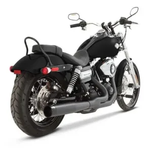 Pełny układ wydechowy 2-into-1 Rinehart Racing do wybranych modeli Harley Davidson Dyna czarny [06-17] Szybka dostawa