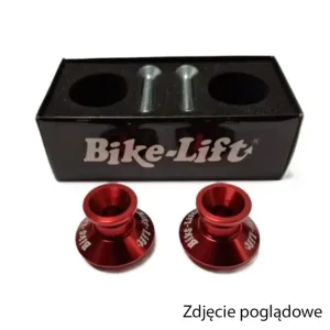 Rolki wahacza do stojaków motocyklowych Bike Lift M6 czerwone Ostatnia szansa