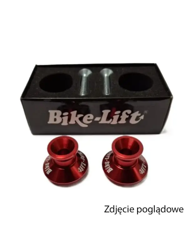 Rolki wahacza do stojaków motocyklowych Bike Lift M6 czerwone Ostatnia szansa