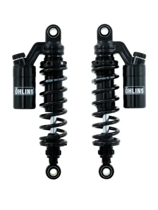 Zestaw amortyzatorów motocyklowych tylnych Ohlins STX36 Twin Blackline Triumph Bonneville T120 (16-21)/ T100 (16-22) Nowy