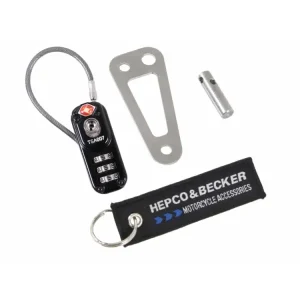 Zabezpieczenie antykradzieżowe do tankbagów i toreb na tył Hepco&Becker z systemem Lock It, Basic Hit cenowy