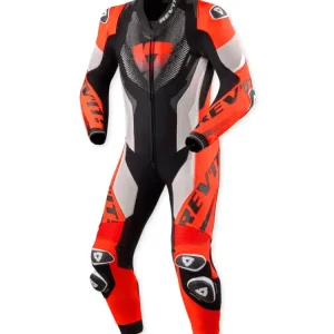 Kombinezon motocyklowy jednoczęściowy REV’IT! Hyperspeed 3 szaro-fluo czerwony Oferta