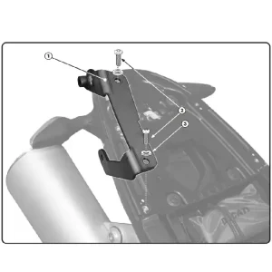 Zestaw montażowy GIVI do zamocowania T681 bez stelaża centralnego 780FZ Ducati Monster 696/ 795/ 1100 (08-14) Dostępne od ręki