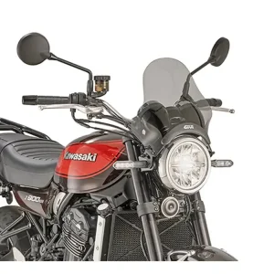 Zamów teraz Szyba motocyklowa GIVI do Kawasaki Z 900 RS (18-) przyciemniana [mocowanie w zestawie]